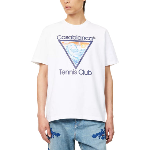 Casablanca Ms25Jts00117Ex White T Shirt Mens